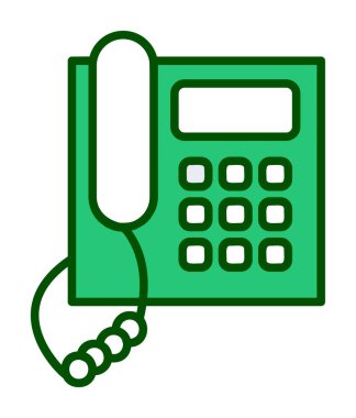 eski telefon vektör çizimi tasarımı