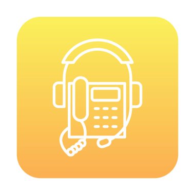 telefon web simgesi, vektör çizim 