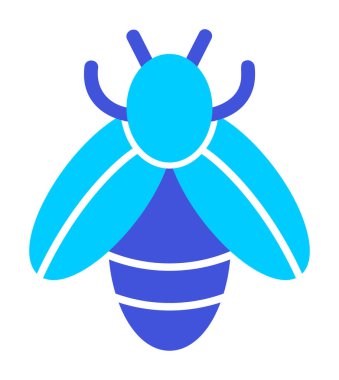Vektör olarak arı simgesi. logotype 
