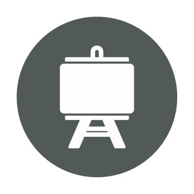 Resim yapmak. Web simgesi basit illüstrasyon