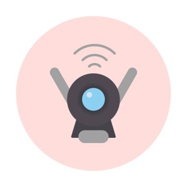 Web Kamerası modern simgesinin vektör illüstrasyonu           