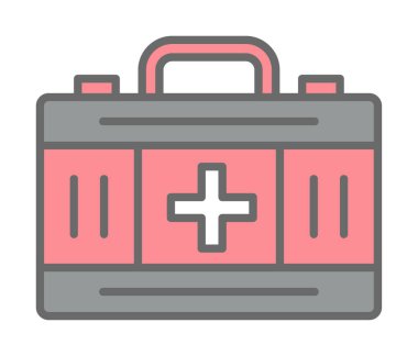 İlk yardım kiti vektör illüstrasyonu