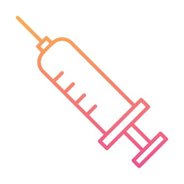 Şırınga ikonu vektör çizimi