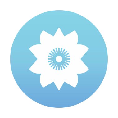 Sakura çiçek simgesi, vektör illüstrasyonu 