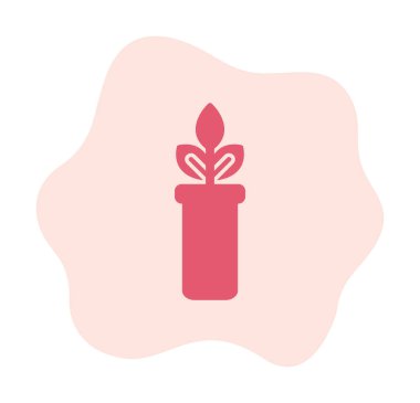 bir test tüpünde bitki, gmo konsepti, vektör illüstrasyonu  