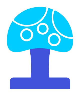 Mushroom icon, vector illustration simple design