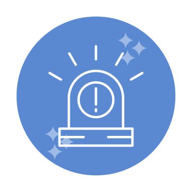 Uyarı simgesi, taslak biçimi, vektör illüstrasyonu