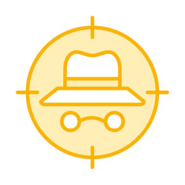 hedef simge, vektör illüstrasyonu basit tasarım