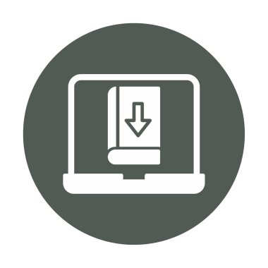 Kitap simgesi, vektör illüstrasyon tasarımı indir 