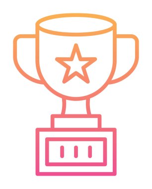 Basit kupa vektör illüstrasyon tasarımı