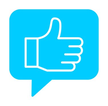 başparmak yukarı Web simgesi, vektör çizim                   