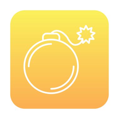 karikatür bombası, vektör illüstrasyonu