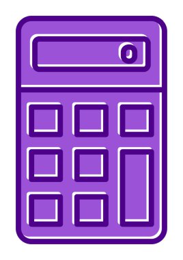 hesap makinesi web simge vektör çizim