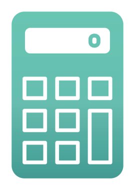 hesap makinesi web simge vektör çizim