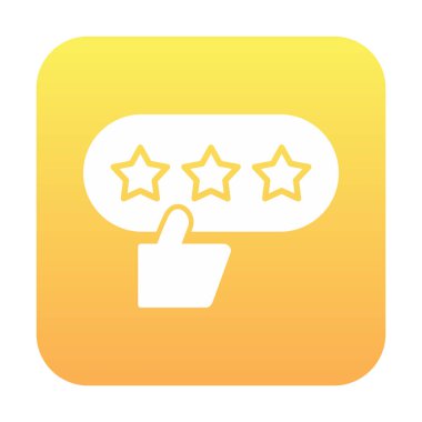 derecelendirme vektör simgesi, İyi İnceleme konsepti                         