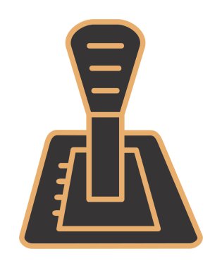 Araba vites kutusu web simgesi, vektör illüstrasyonu