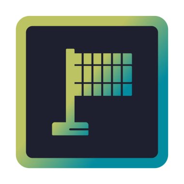 bayrak simgesi, vektör illüstrasyonu basit tasarım