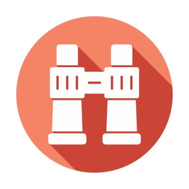 binoküler ikon vektör çizimi