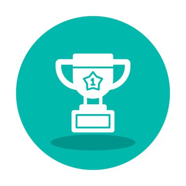 Basit kupa vektör illüstrasyon tasarımı