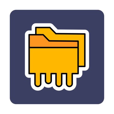 Veri Sızıntısı Ağ simgesi, vektör illüstrasyonu 