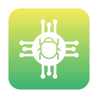 Casus yazılım simgesi vektör illüstrasyon tasarımı