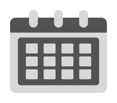 Takvim web simge vektör çizim