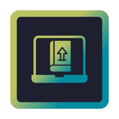 Ok işaret simgesi vektör illüstrasyonunu yükle