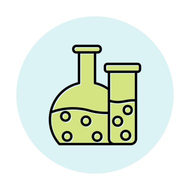 Şişesi web simgesi, vektör çizim  