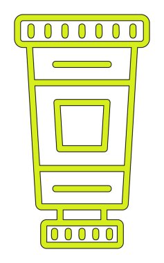 Modern Yağlı Boya simgesinin vektör çizimi                      