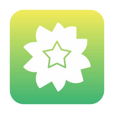 Sakura çiçek simgesi, vektör illüstrasyonu 