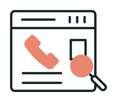 Kişinin vektör çizimi Modern simgeyi ara                            