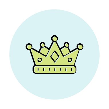 taç vektör illüstrasyon tasarımı.