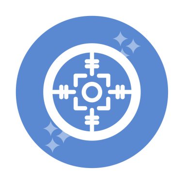 Kapsam renkli vektör simgesi