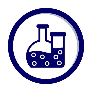 Şişesi web simgesi, vektör çizim  