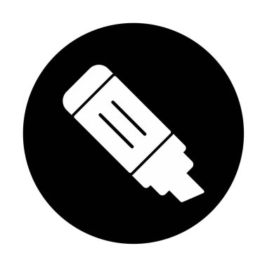 İşaretleyici. Web simgesi basit illüstrasyon                       