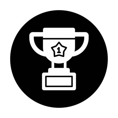 Basit kupa vektör illüstrasyon tasarımı