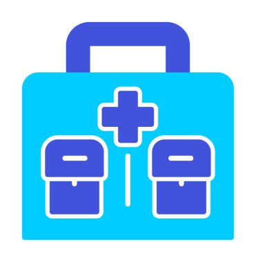 İlk yardım kiti vektör illüstrasyonu