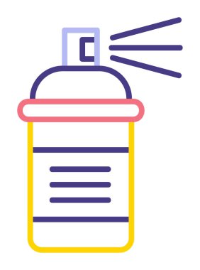 Boya spreyi ikon vektörü