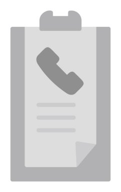 Basit Arama Listesi Geçmişi simgesi, vektör illüstrasyonu