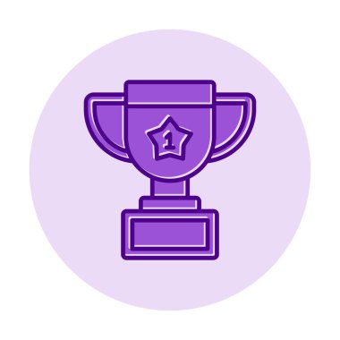 Basit kupa vektör illüstrasyon tasarımı