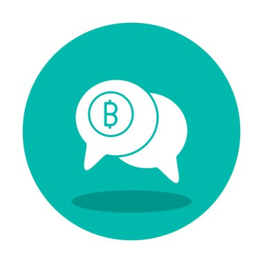 Dolar sembolü vektör çizimi tasarımı ile sohbet et 