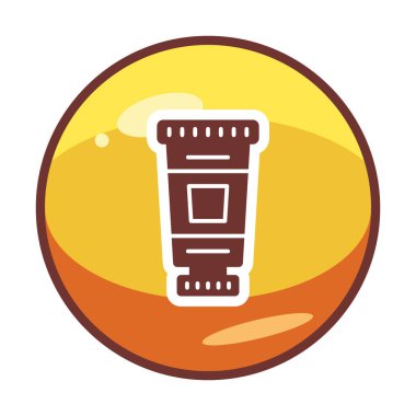 Modern Yağlı Boya simgesinin vektör çizimi                      