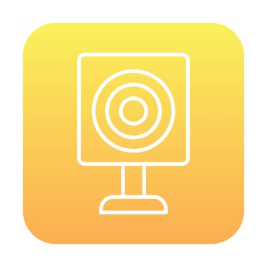 Askeri Hedef ikonu vektör çizimi