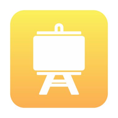 Resim yapmak. Web simgesi basit illüstrasyon