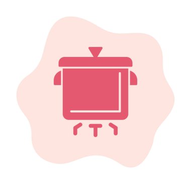 Pişirme vektörü düz simge. Pişirme Otu                   