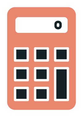 hesap makinesi web simge vektör çizim