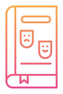 Çizgi Roman simgesi, vektör illüstrasyonu  