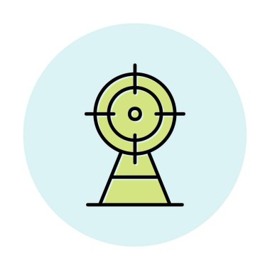 hedef simge, vektör illüstrasyonu basit tasarım