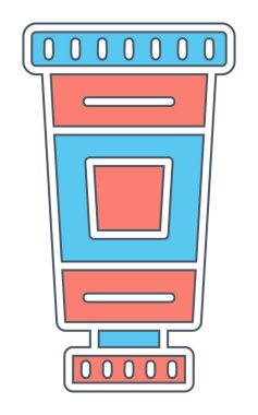 Modern Yağlı Boya simgesinin vektör çizimi                      