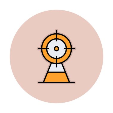 hedef simge, vektör illüstrasyonu basit tasarım